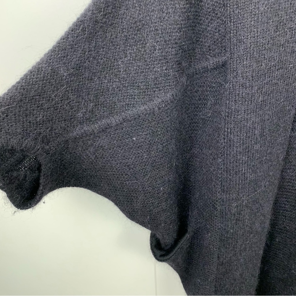 Aritzia The Group Babaton XXS/XS Black Javier Cocoon Mohair Alpaca Wool Cardigan - Picture 4 of 9
